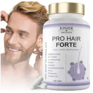 Tabletki na Włosy PRO HAIR FORTE Biotyna Suplement na Mocne Zdrowe Włosy w Kapsułkach