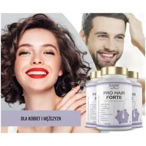 Wypadanie Włosów Tabletki na Włosy Porost PRO HAIR FORTE